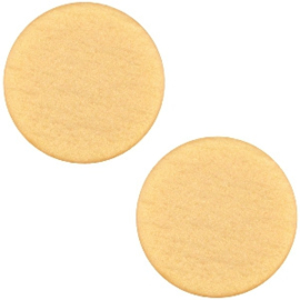 Cabochon Polaris 12mm soft tone matt golden yellow 33401