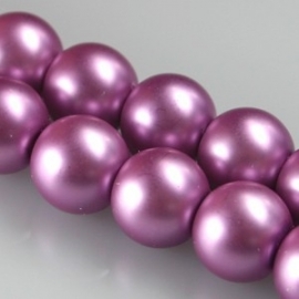 Glasparel mat 12mm donker magenta