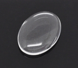 Glas cabochon 18x13mm