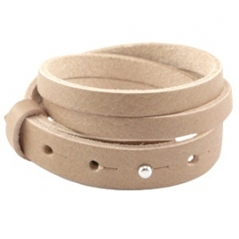 Cuoio armband split dubbel 15mm leer aztec brown 26595