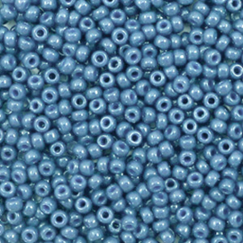 Miyuki rocailles 11/0 (2mm) duracoat opaque juniper berry blue 11-4485