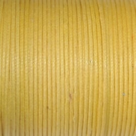 Waxkoord geel 0,5mm per meter