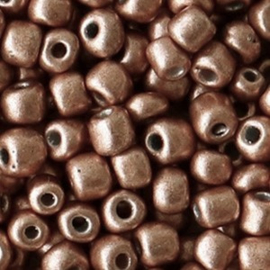 Rocailles 4mm 6/0 copper brown metallic 56761.1
