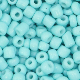 Rocailles 4mm 6/0 light turquoise blue 64691