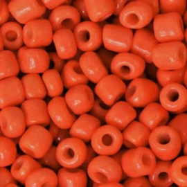 Rocailles 4mm 6/0 fiery orange 71183