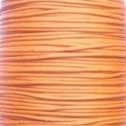 Waxkoord oranje 1mm per meter