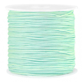 Macramé draad 0,8mm soft turquoise green 72682