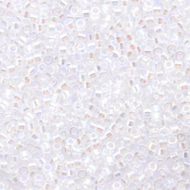 Miyuki delicas 11/0 (2mm) Transparent AB crystal DB-51