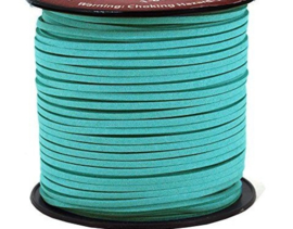 Imitatie suede 3mm mint