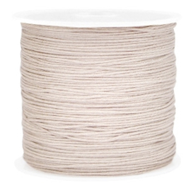 Macramé draad 0,8mm light brown 37738