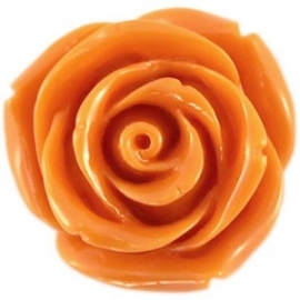 Roosje 15x7mm oranje