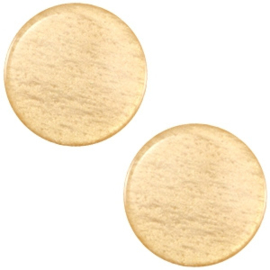 Cabochon Polaris 12mm soft tone shiny golden yellow 33403