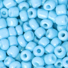 Rocailles 4mm 6/0 light blue 72340