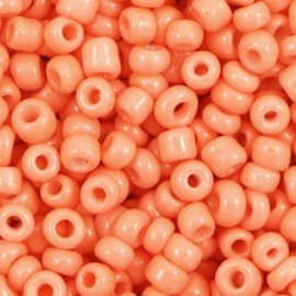 Rocailles 4mm 6/0 mandarin sweet orange 54078