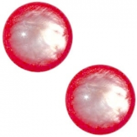 Cabochon Polaris 12mm pearl shine light siam red 21879