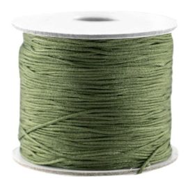 Macramé draad 0,8mm olive green 26622