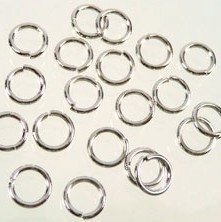 Ringetje 4mm, 0,8mm dik 25 stuks antiekzilver