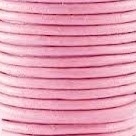 Leer rond 4,5mm roze per 20cm