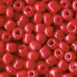 Rocailles 4mm 6/0 crimson red 68265