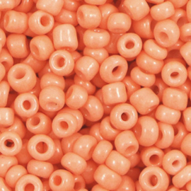 Rocailles 4mm 6/0 coral orange 68269