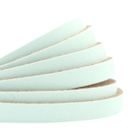 DQ Leer plat 5mm light mint green 26925