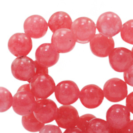 Jade coral red 8mm 73856