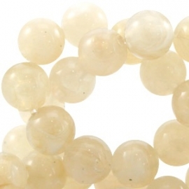 Perla beads 10mm licht topaz 21971