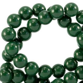 Glaskraal 4mm opaque dark eden green 64835