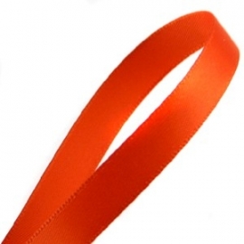 Satijnlint 10mm per meter oranje