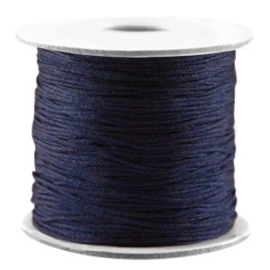 Macramé draad 0,8mm dark blue 26623