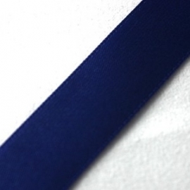 Satijnlint 10mm per meter donker blauw