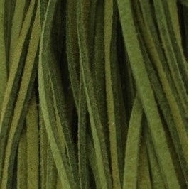 Imitatie suede 3mm groen 16509