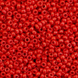 Miyuki rocailles 11/0 (2mm) opaque luster red 426