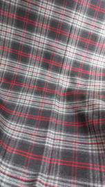 GK27 - Great Kilt zwart-grijs-wit en rood -NIEUW