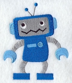 Blauwe robot