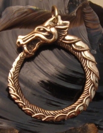 HA09 - Viking Midgard slangenhanger van brons - BINNENKORT WEER BESCHIKBAAR