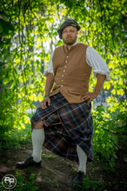 GK01 - Great Kilt bruin-blauw