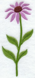 Gastendoekje, Handdoek of Baddoek met Zonnehoed (Echinacea)