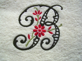 Handdoek met Monogram "Daisy"