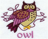 Handdoek of Baddoek met Celtic Owl