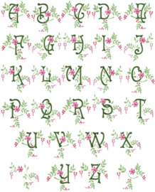 Geurzakje / Lavendelzakje met monogram