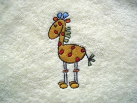 Baby badcape met Giraffe - FC01