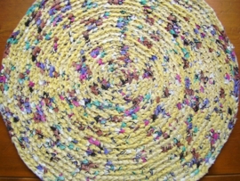 RR074 - Ronde badmat / kattenkleedje - VERKOCHT