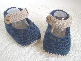 SL04 - Donkerblauw en beige