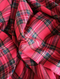 GK32 - COUPON Great Kilt in rood-zwart-grijs-wit-geel - NIEUW