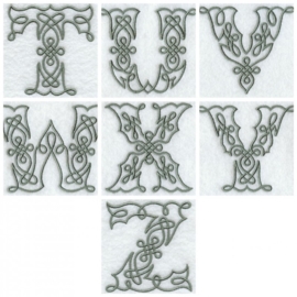 Badtextiel met monogram "Celtic"