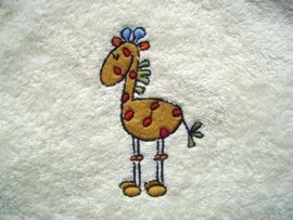 Baby badcape met Giraffe - FC01