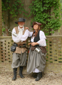 DR23 - Gestreepte piratenrok - VERKOCHT