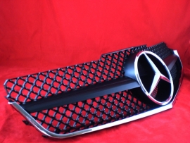 Mercedes W207 Coupe E Klasse AMG Look Grill Matzwart Met Chromen Ster Bj 2007-2014