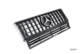 Mercedes W463 G Klasse Panamericana  GT AMG Look Grill Grille Bumpergrill Koelergrill Sportgrill Bj 1990-2018 Glanszwart